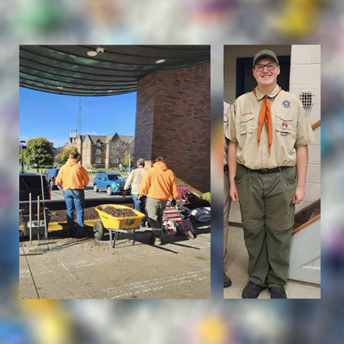 Eagle Scout Troop Brings Rock Garden Dream to Life at Karmanos